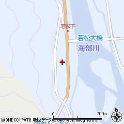 徳島県海部郡海陽町若松8周辺の地図