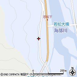 徳島県海部郡海陽町若松33周辺の地図