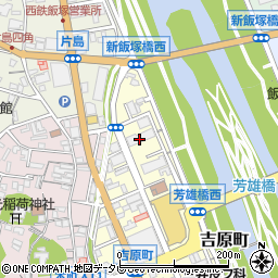 エバーライフリバーサイド飯塚弐番館周辺の地図