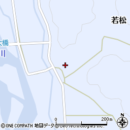 徳島県海部郡海陽町若松築ノ本周辺の地図