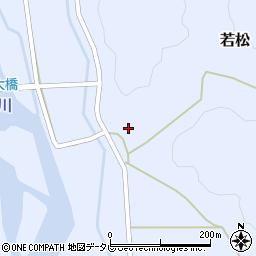 徳島県海陽町（海部郡）若松（築ノ本）周辺の地図