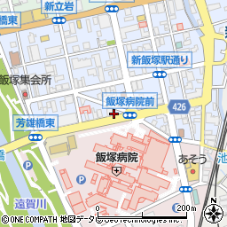 ブーケ　飯塚病院前店周辺の地図