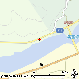 高知県香美市香北町白川12周辺の地図