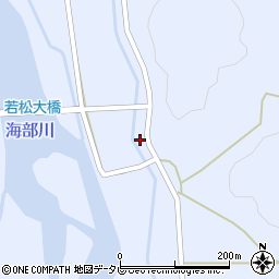 徳島県海部郡海陽町若松1周辺の地図