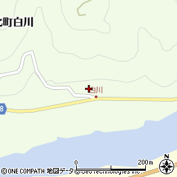 高知県香美市香北町白川81周辺の地図