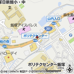ココス飯塚柏の森店周辺の地図