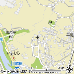 福岡県田川市川宮周辺の地図