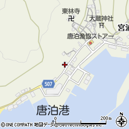 唐泊鉄工所周辺の地図