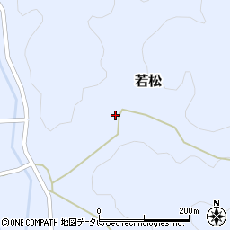 徳島県海部郡海陽町若松奥ノ谷周辺の地図