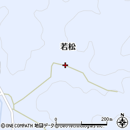 徳島県海部郡海陽町若松22周辺の地図