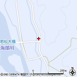 徳島県海部郡海陽町若松18周辺の地図