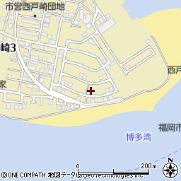 西戸崎2号公園周辺の地図