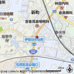 福岡中央銀行田川支店周辺の地図