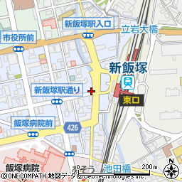 新飯塚駅前月極有料駐車場【19】周辺の地図