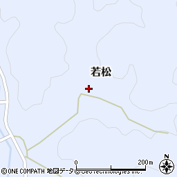 徳島県海部郡海陽町若松24周辺の地図