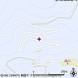 高知県高知市土佐山高川1077周辺の地図
