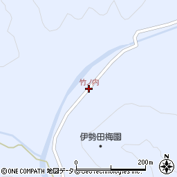 竹ノ内周辺の地図