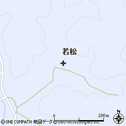 徳島県海部郡海陽町若松23周辺の地図