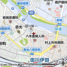 福岡県田川市魚町4周辺の地図