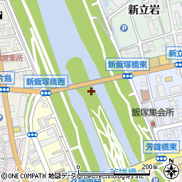 新飯塚大橋周辺の地図