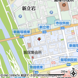 ミニストップ新飯塚店周辺の地図