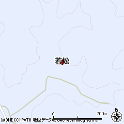 徳島県海部郡海陽町若松周辺の地図