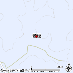徳島県海陽町（海部郡）若松周辺の地図
