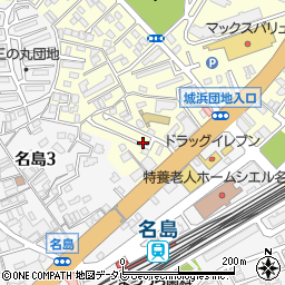 九電快田アパート周辺の地図