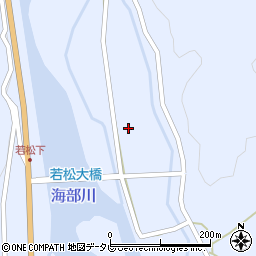 徳島県海部郡海陽町若松25周辺の地図
