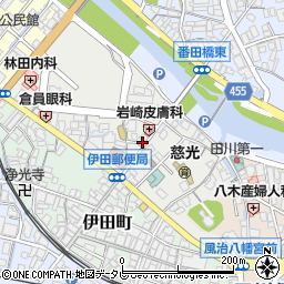 福岡県田川市番田町周辺の地図
