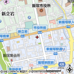 飯塚総合会館立岩公民館周辺の地図