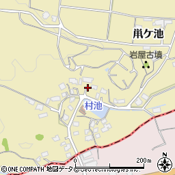 福岡県田川郡糸田町鼡ケ池周辺の地図