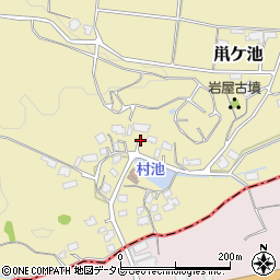 福岡県糸田町（田川郡）鼡ケ池周辺の地図
