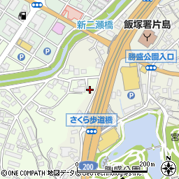 福岡県飯塚市横田4周辺の地図