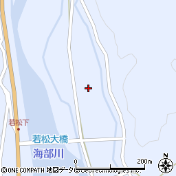 徳島県海部郡海陽町若松大野周辺の地図