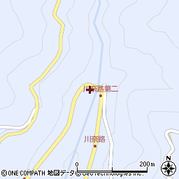 高知県高知市土佐山高川2233周辺の地図