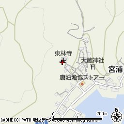 東林寺周辺の地図