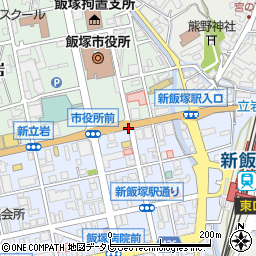 新飯塚周辺の地図