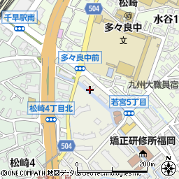 吉野家 千早東店周辺の地図