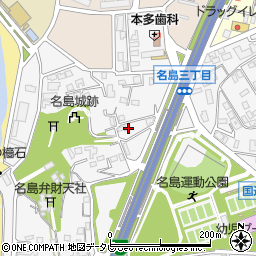 亀井荘周辺の地図