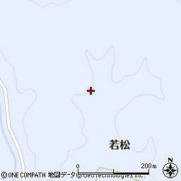 徳島県海部郡海陽町若松土平周辺の地図