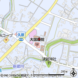 久山町　文化協会周辺の地図