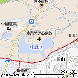 南柴竹原公民館周辺の地図