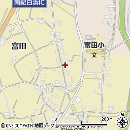 和歌山県西牟婁郡白浜町富田45周辺の地図