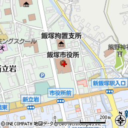 あおぞら食堂飯塚市役所店周辺の地図