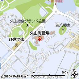 福岡県糟屋郡久山町周辺の地図