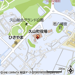 福岡県糟屋郡久山町周辺の地図
