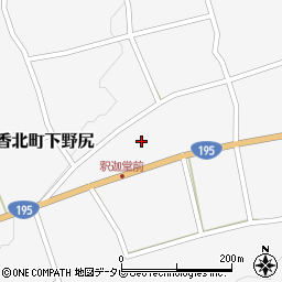 ＪＡ高知県　香北生姜貯蔵庫周辺の地図