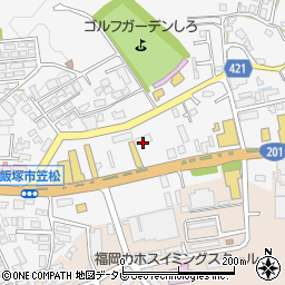 ネッツトヨタ北九州シャント飯塚店周辺の地図