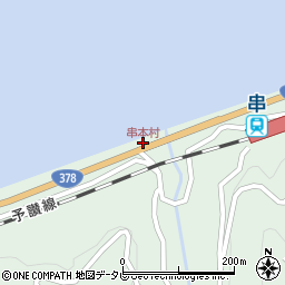 串本村周辺の地図